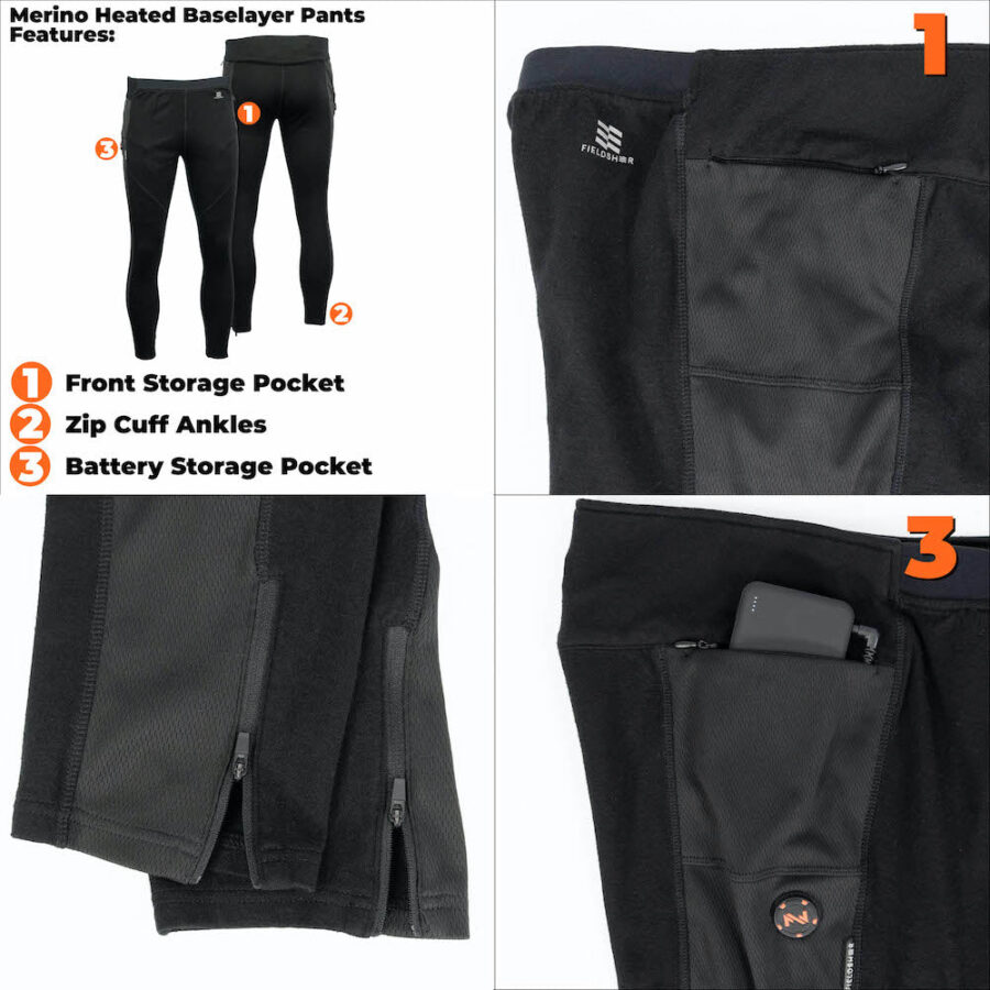 Heratex Merino Heated Baselayer Pant for Men – Thermal Performance Legwear - Image 10
