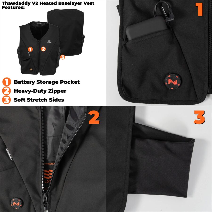 Heratex Thermal Base Layer Vest 2.0 – Unisex Lightweight Core Insulation - Image 6