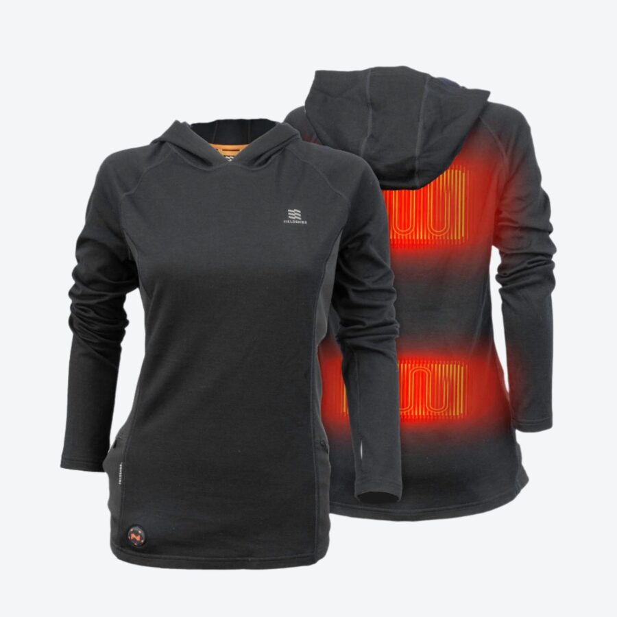 Heratex Merino Heated Baselayer Shirt for Women – Thermal Performance Wear - Image 2