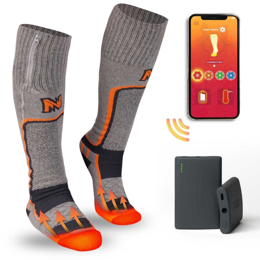 Heratex Pro Compression Heated Ski Socks – Unisex Thermal Performance - Image 6