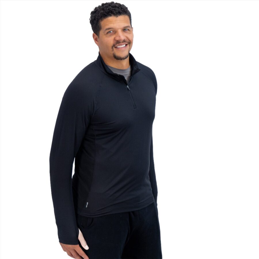 Heratex Men’s Cooling 1/4 Zip Long Sleeve Shirt – Breathable Performance Wear - Image 7