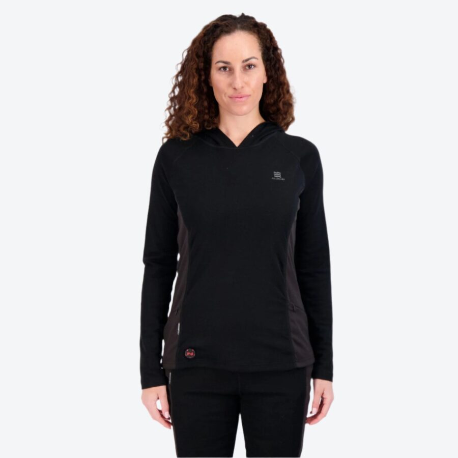 Heratex Merino Heated Baselayer Shirt for Women – Thermal Performance Wear - Image 3