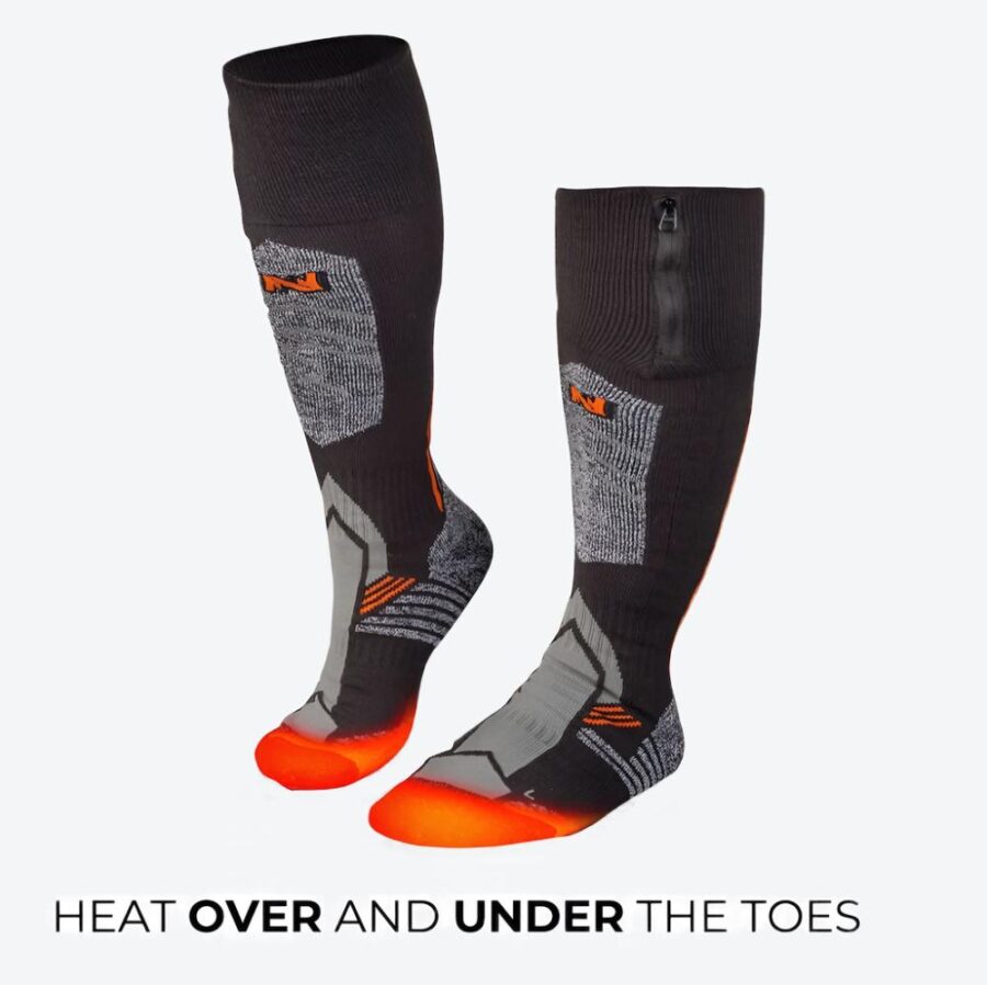 Heratex Pro Compression Heated Ski Socks – Unisex Thermal Performance - Image 2